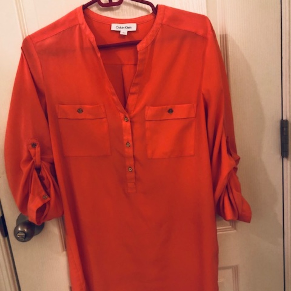 Calvin Klien Coral Blouse